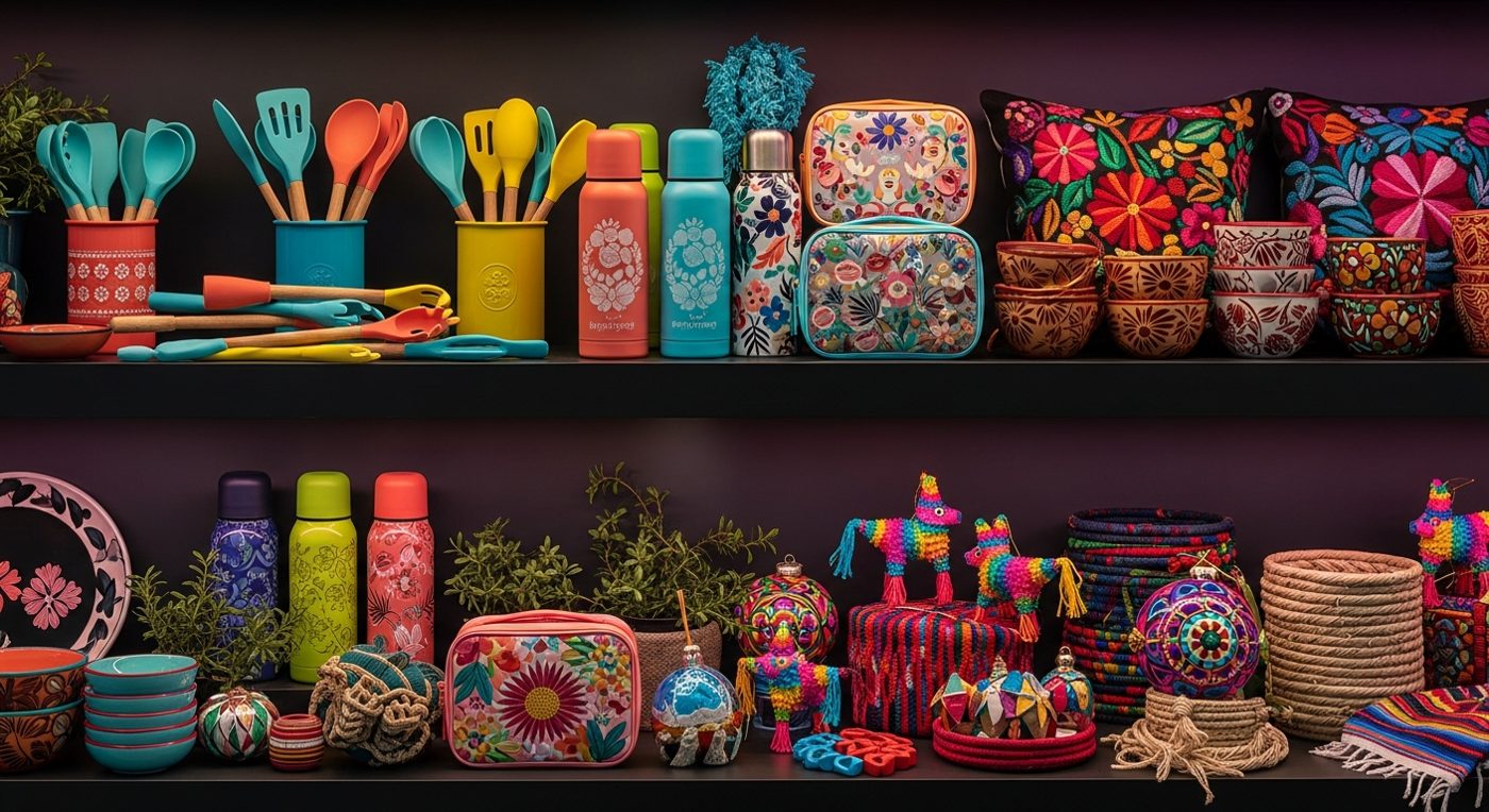 Artículos para el hogar en exhibición