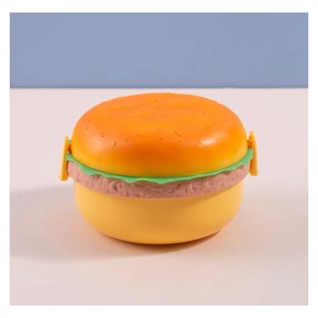 LONCHERA TUPPER DE HAMBURGUESA  CLAVE: HOAC-13 — decoración